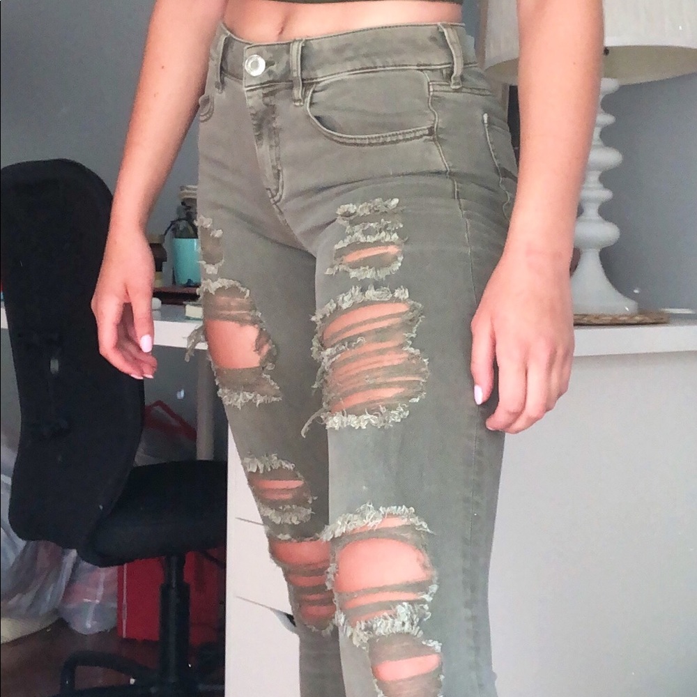 AMERICAN EAGLE HIGH WAISTED JEGGINGS